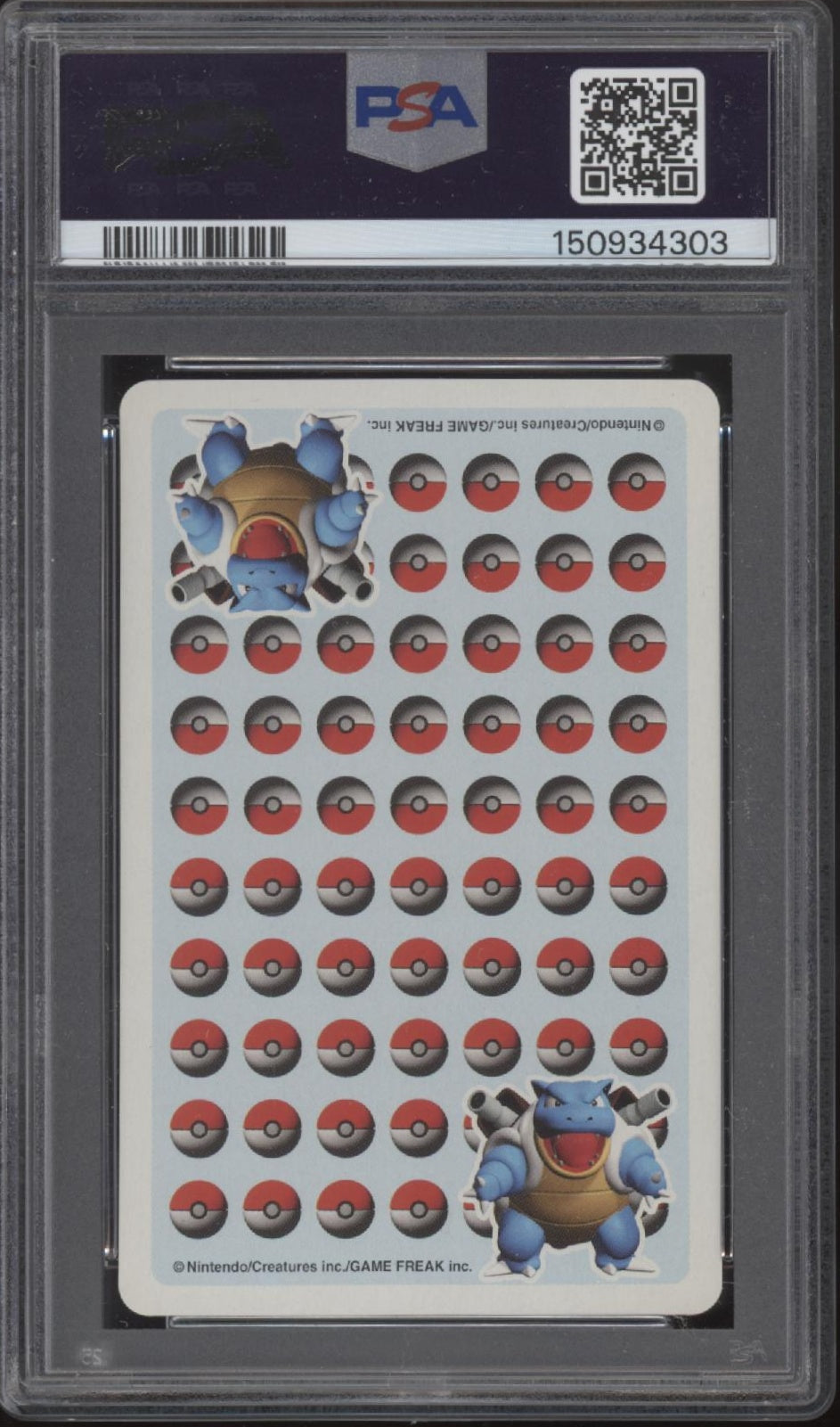 Moltres Pokemon Stadium Blue Playing Card Ace of Diamonds PSA 10