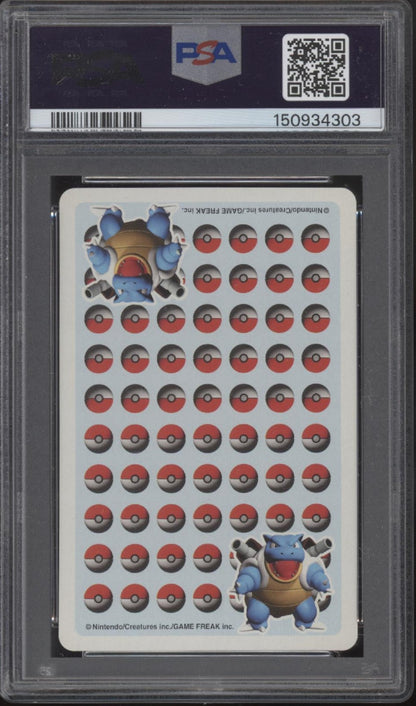Moltres Pokemon Stadium Blue Playing Card Ace of Diamonds PSA 10
