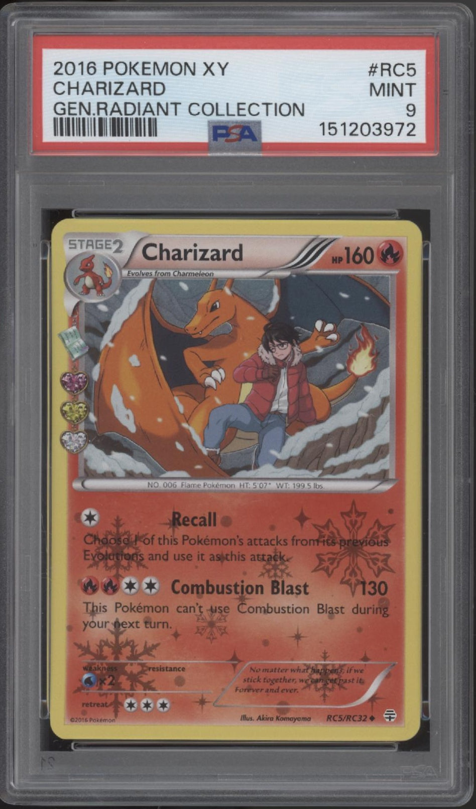 Charizard Pokemon Generations Radiant Collection #RC5 PSA 9 #1