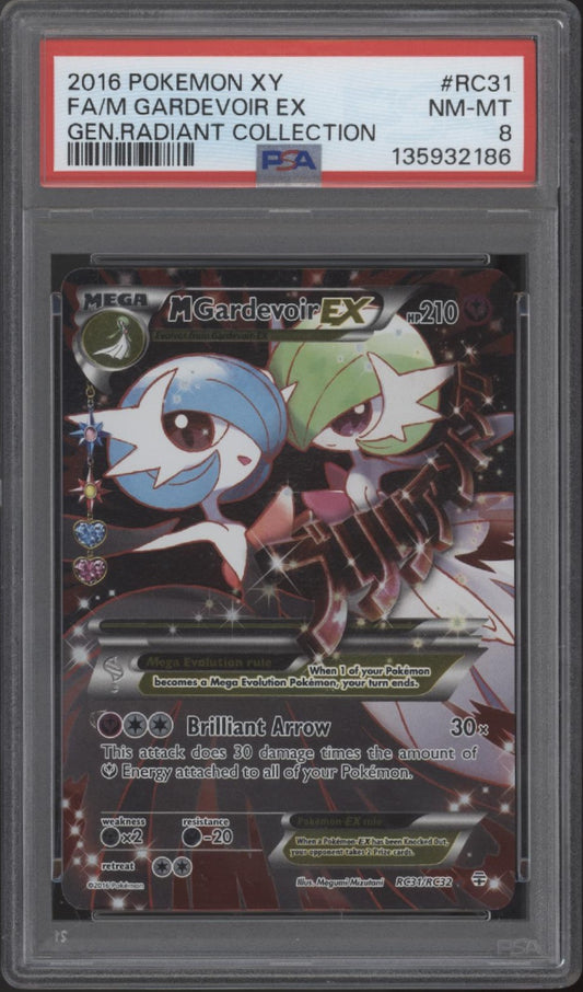 M Gardevoir ex Pokemon Generations Radiant Collection Full Art #RC31 PSA 8 #3