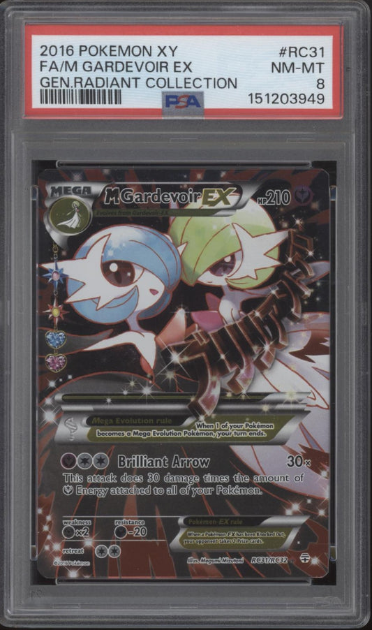 M Gardevoir ex Pokemon Generations Radiant Collection Full Art #RC31 PSA 8 #4