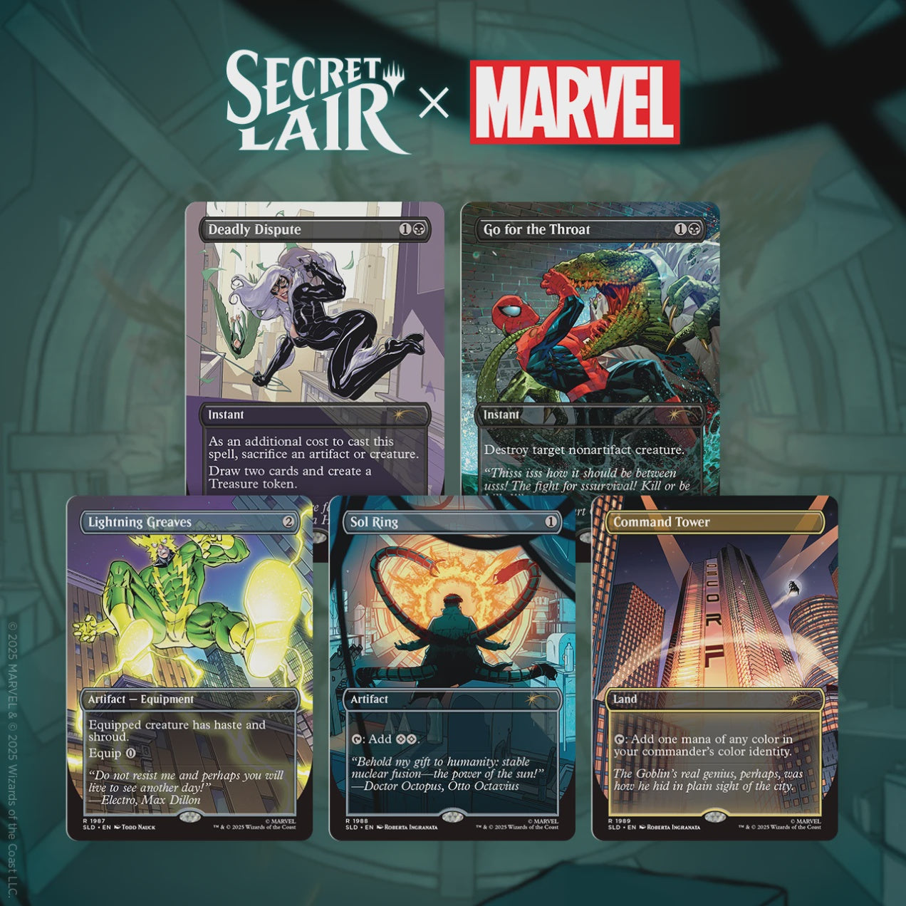 Magic the Gathering: Secret Lair x Marvel - Spider-Man: Villainous Plots