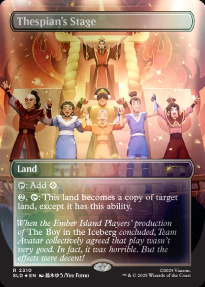 Magic the Gathering Avatar the Last Air Bender Secret Lair - Ember Island Players [Rainbow Foil Edition]