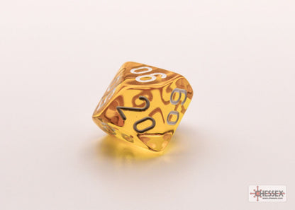 Chessex: Prism Translucent GM and Beginner Player Polyhedral 7-Dice Set