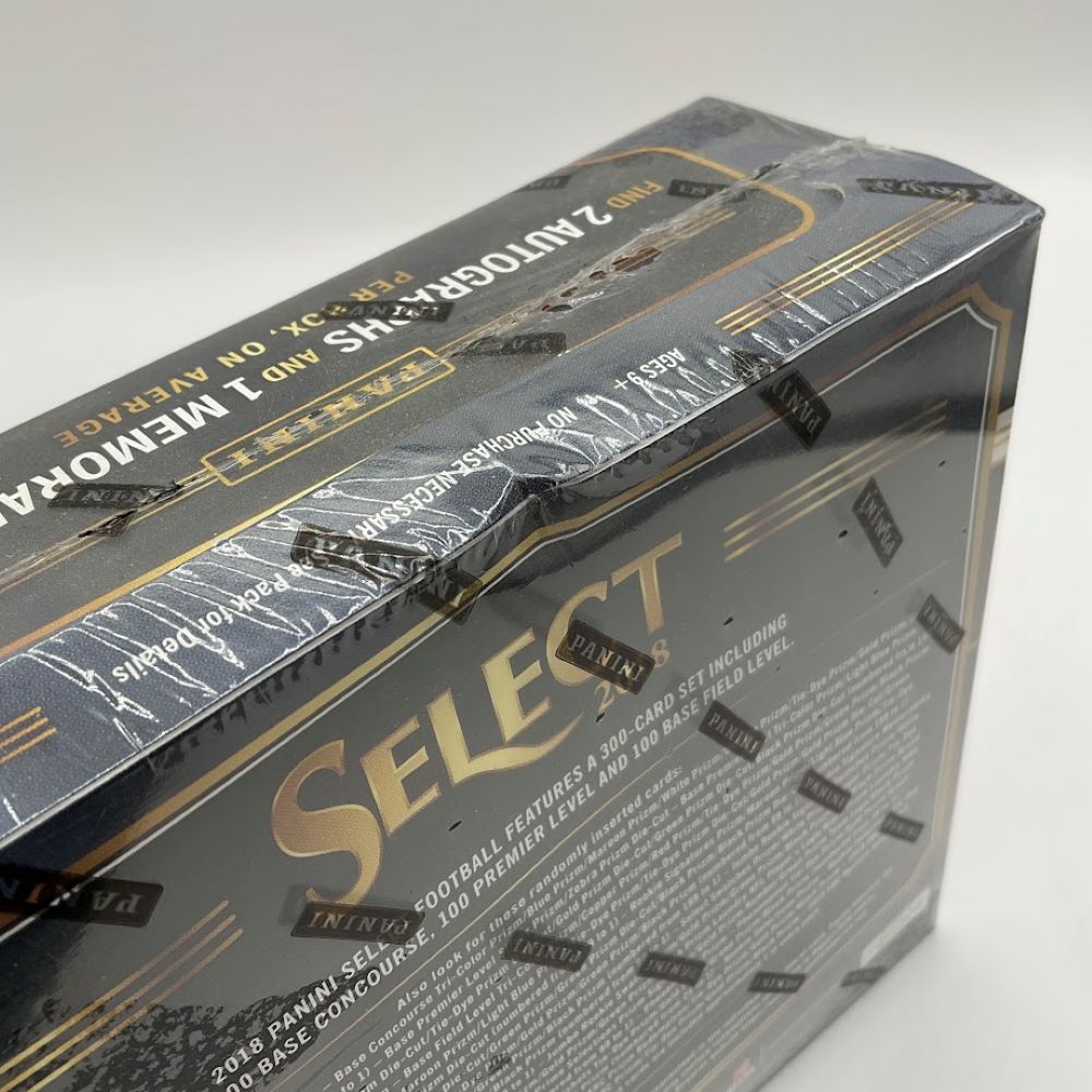 2018 Panini Select Football Hobby Box *See Photos For Condition*