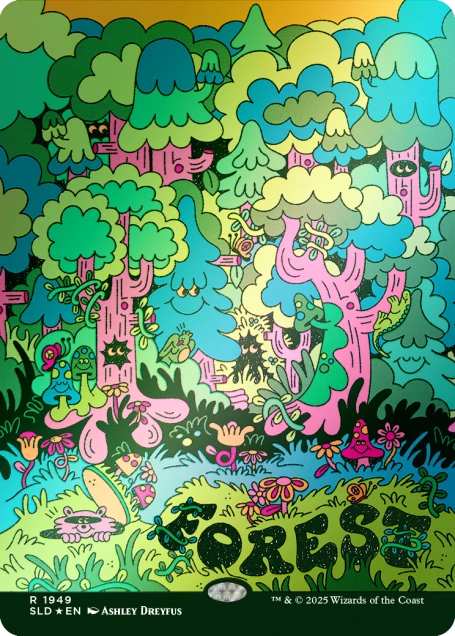 Magic the Gathering: Flower Power Secret Lair [Rainbow Foil]