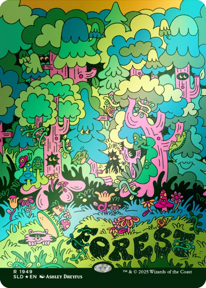 Magic the Gathering: Flower Power Secret Lair [Rainbow Foil]