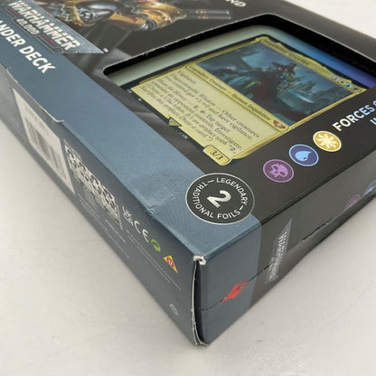 Magic the Gathering: Warhammer 40,000 Forces of the Imperium Commander Deck #1 *See Pictures for Details*