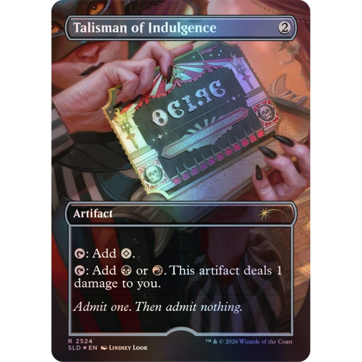 Magic the Gathering Secret Lair - Viva Las Rakdos Foil Edition
