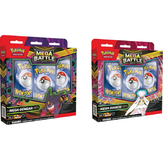 Pokemon: Mega Battle Deck Set (Set-of-2) *Expected Release Date 10-24-2025*