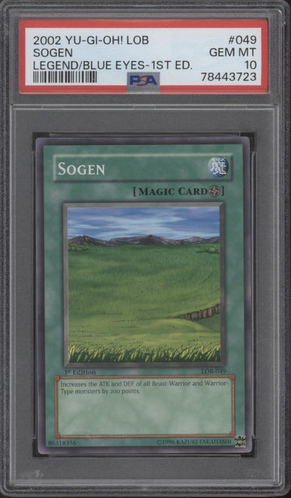 Sogen Yu-Gi-Oh! LOB 1st Edition #049 PSA 10 #2