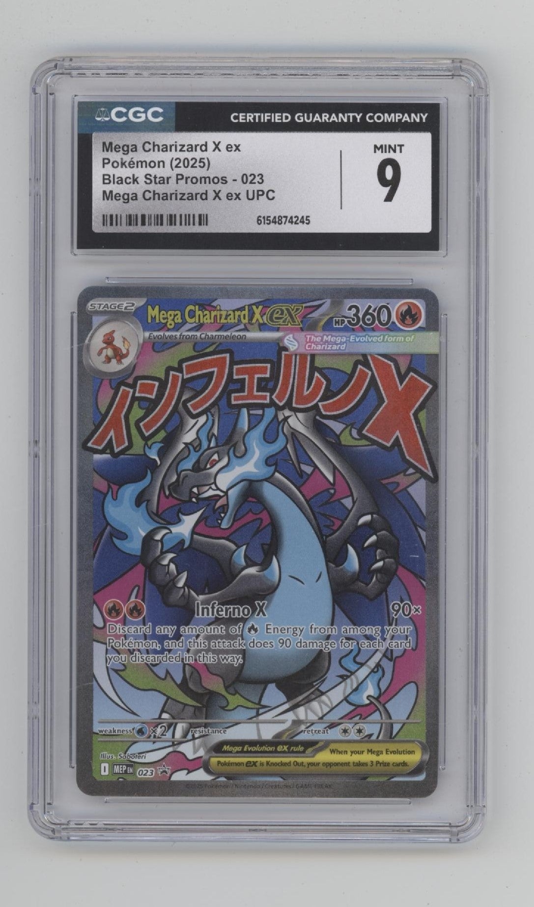 Mega Charizard X ex Pokemon Ultra Premium Collection #023 CGC 9
