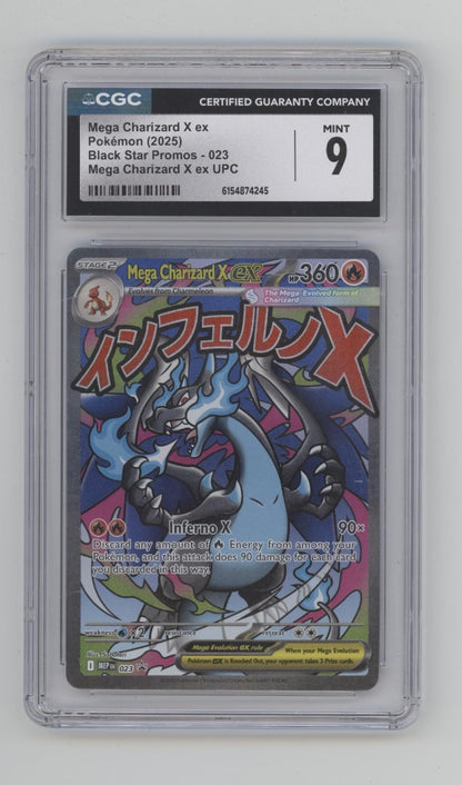 Mega Charizard X ex Pokemon Ultra Premium Collection #023 CGC 9