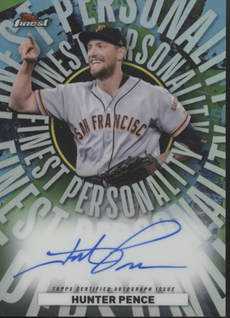 Hunter Pence 2026 Topps Finest Personality Refractor Auto #FPA-HP