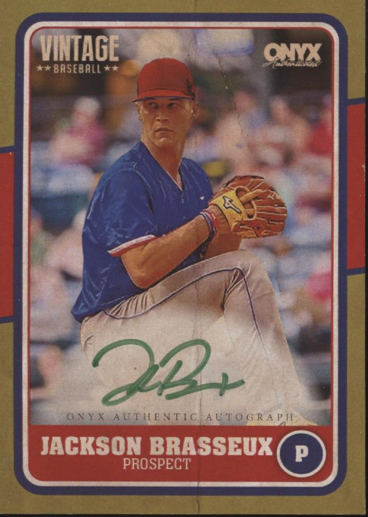 Jackson Brasseux 2025 Onyx Vintage Authenticated Auto /50