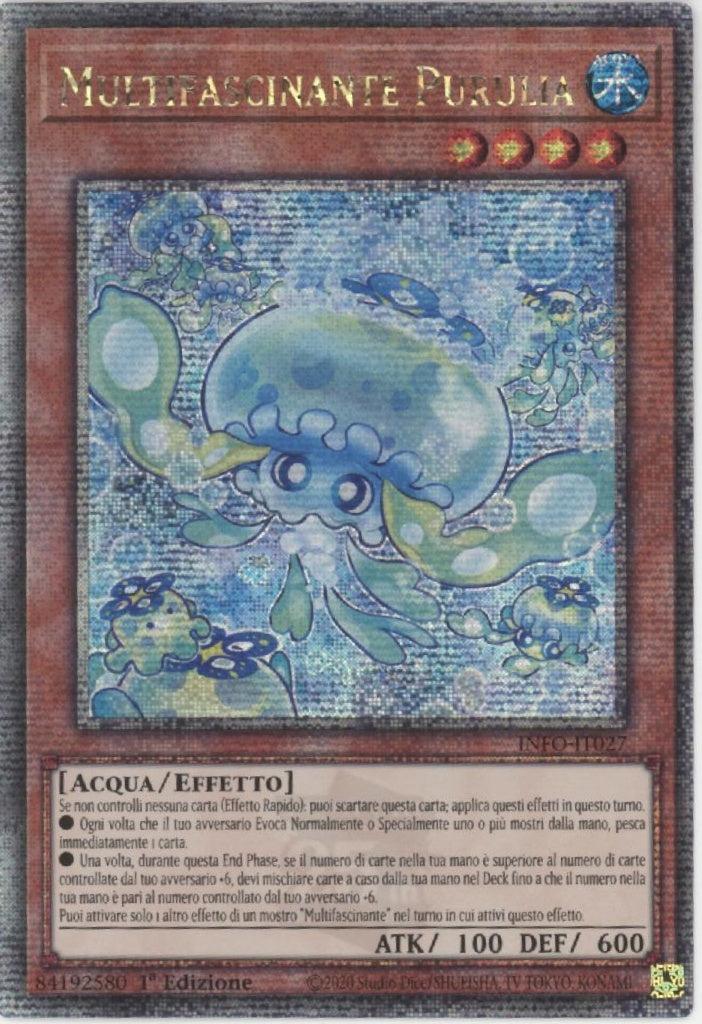 Mulcharmy Purulia Yu-Gi-Oh! Quarter Century Rare Italian INFO-IT027 #1