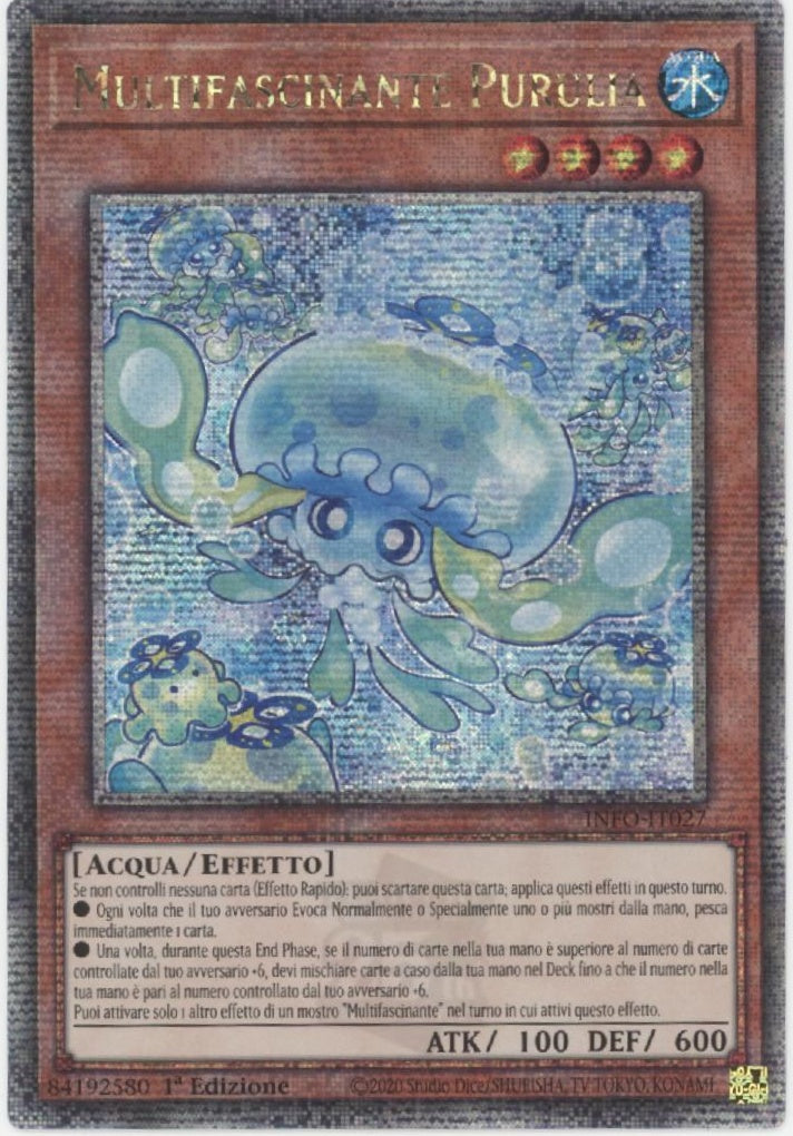 Mulcharmy Purulia Yu-Gi-Oh! Quarter Century Rare Italian INFO-IT027 #3