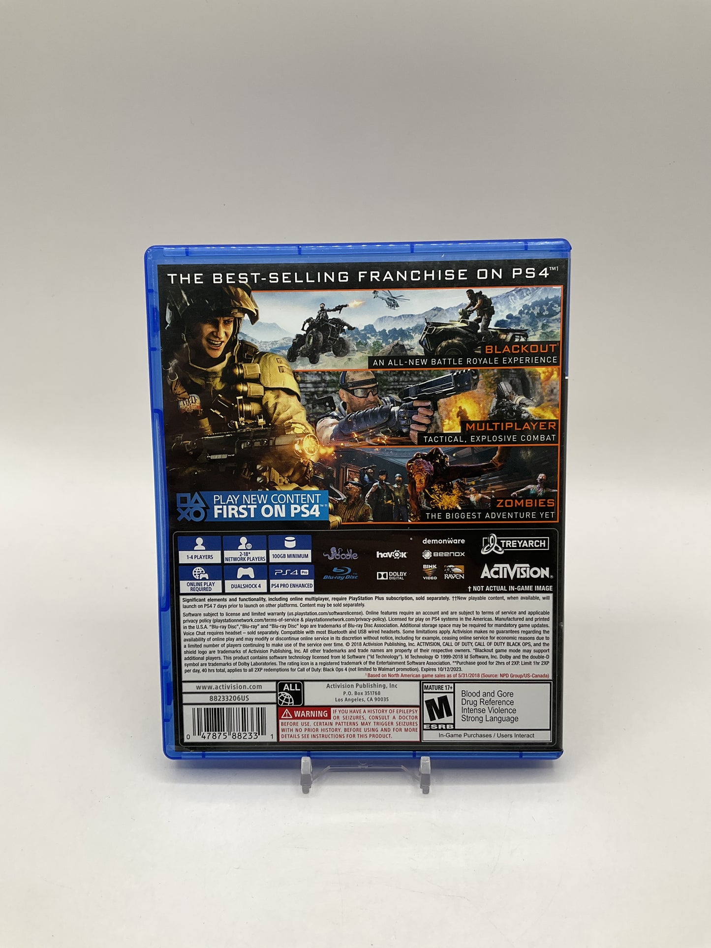 Call of Duty: Black Ops 4 Playstation 4 Used #2