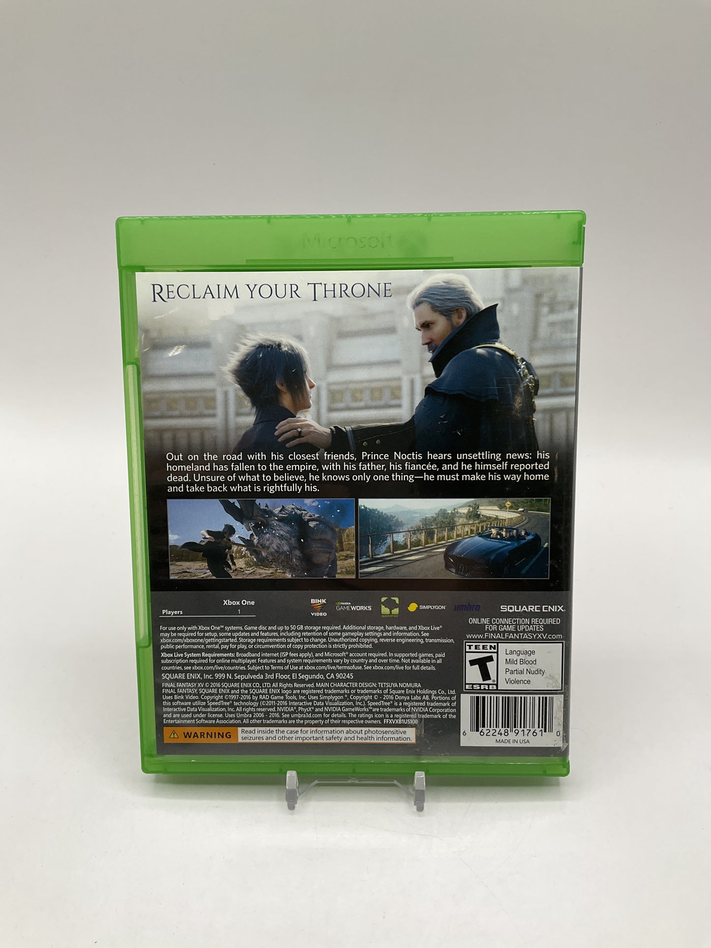 Final Fantasy XV Xbox One Used