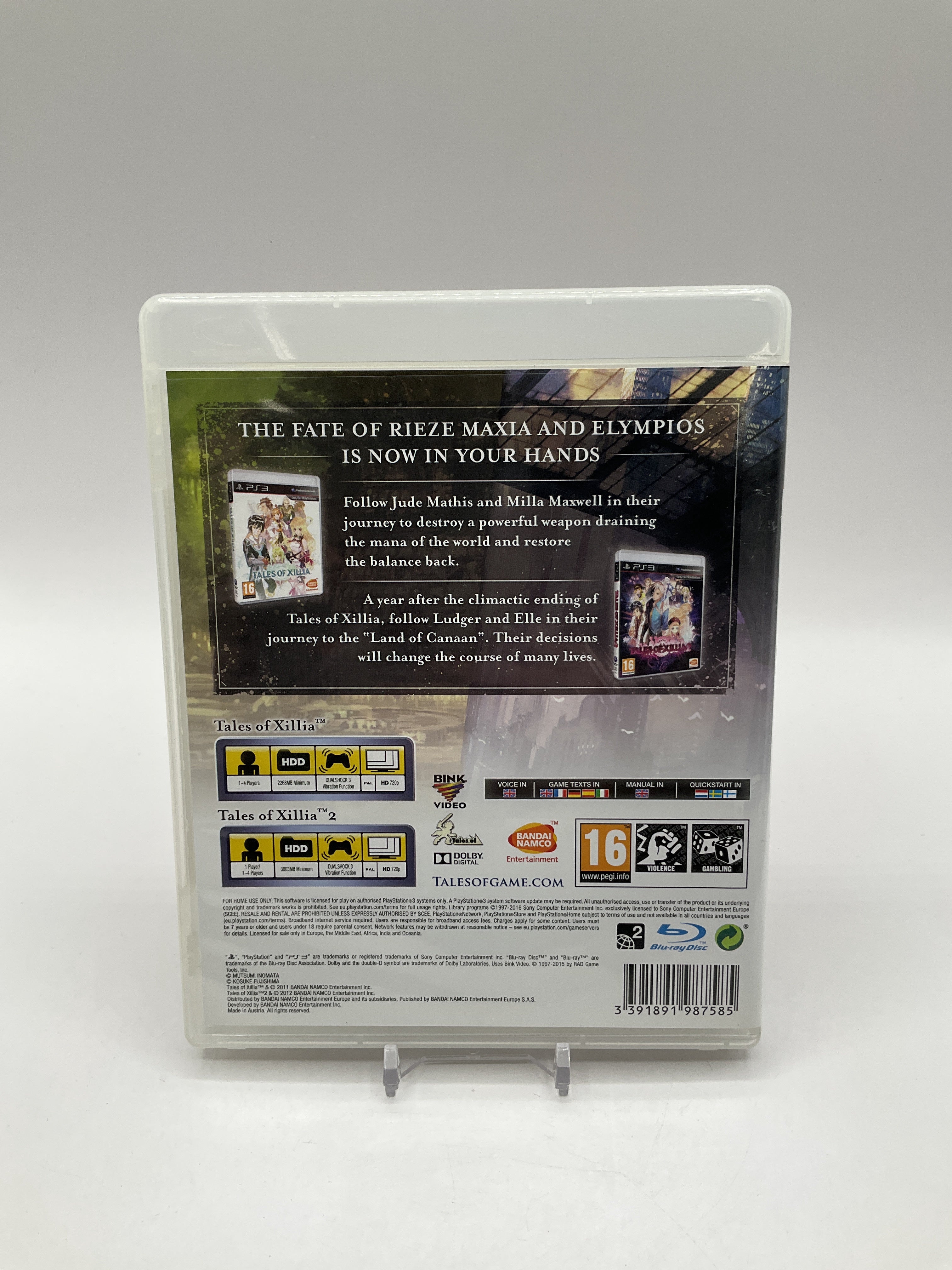 Tales of Xillia 1 & 2 PAL Playstation 3 Used、Collector Store LLC - VG、kayou