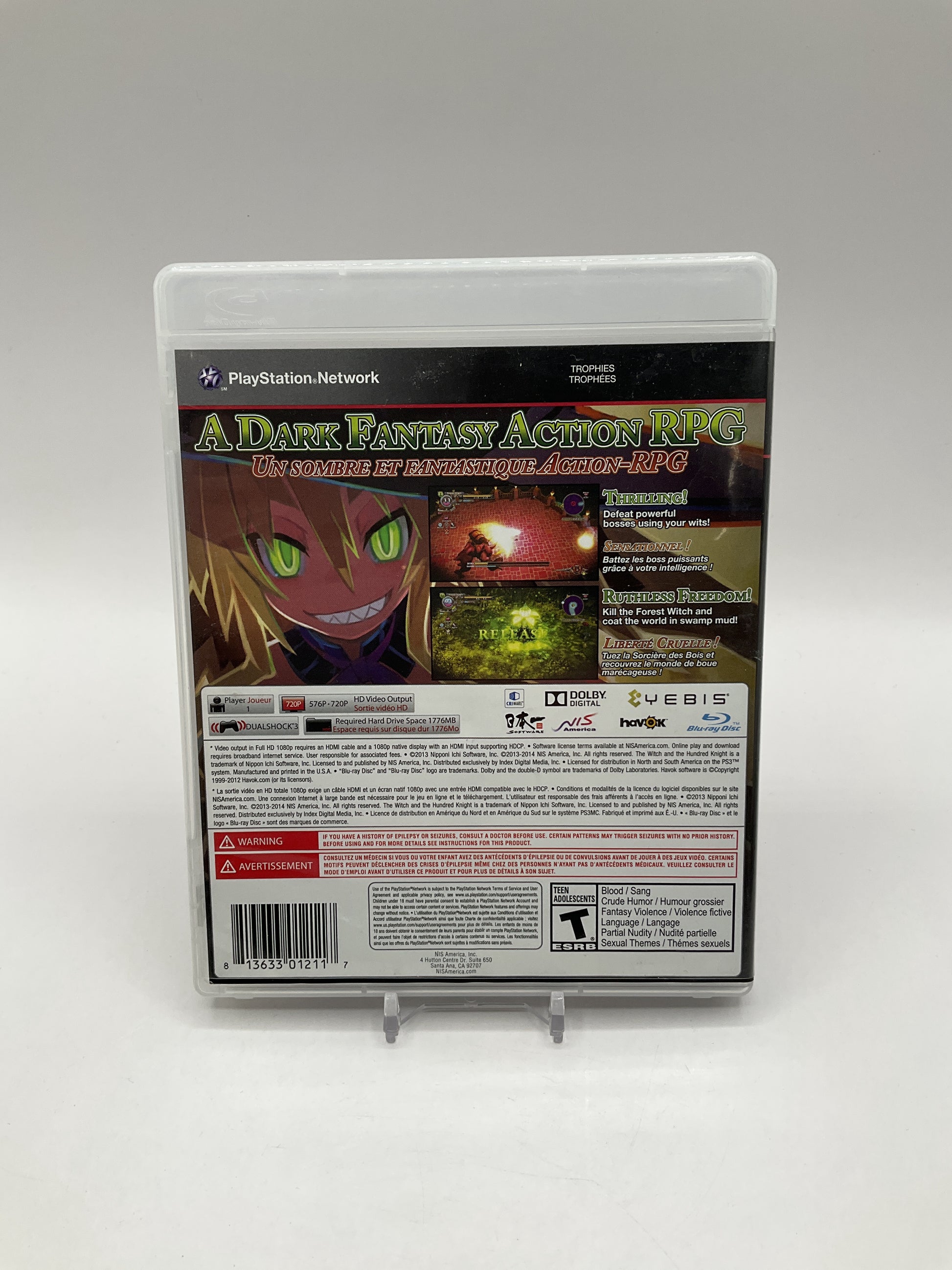 The Witch and the Hundred Knight Playstation 3 Used