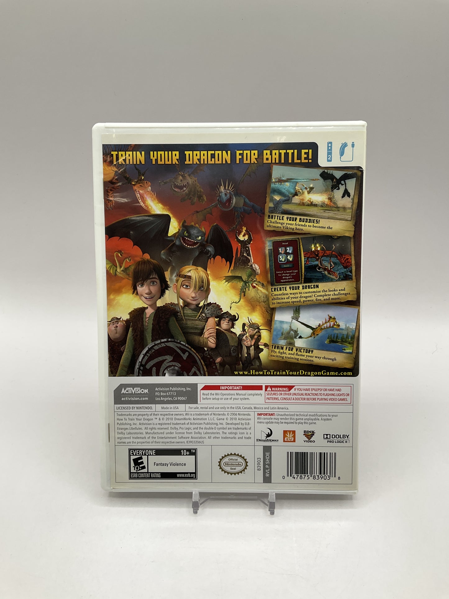 How to Train Your Dragon Wii Used