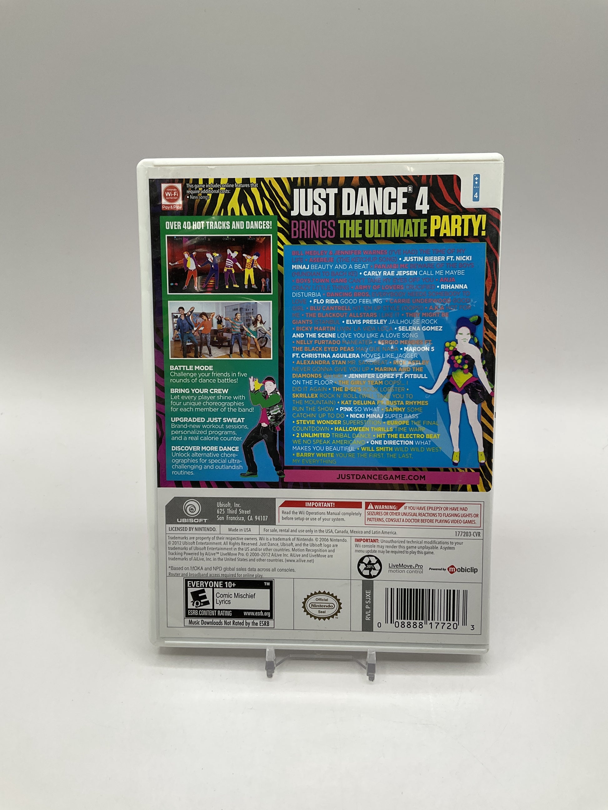 Just Dance 4 Wii Used