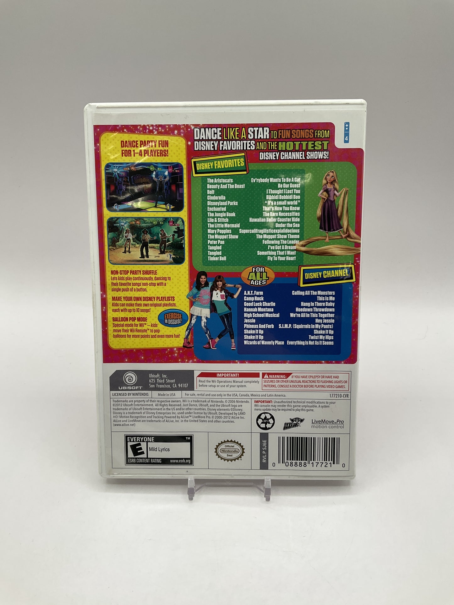 Just Dance Disney Party Wii Used