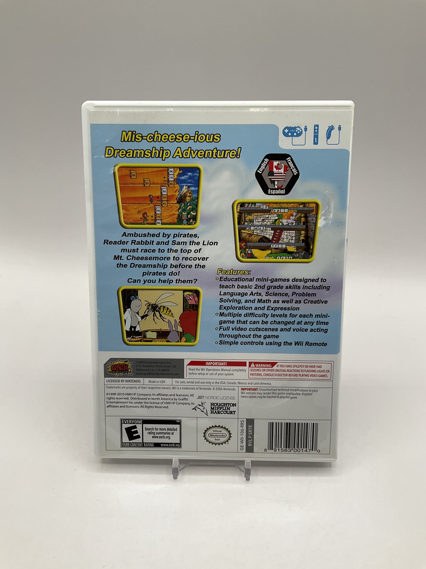 Reader Rabbit 2nd Grade Wii Used