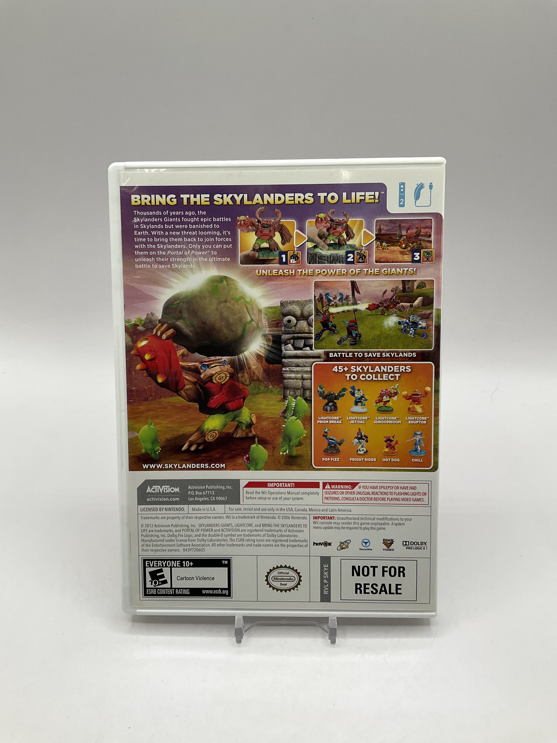Skylander's Giants Wii Used