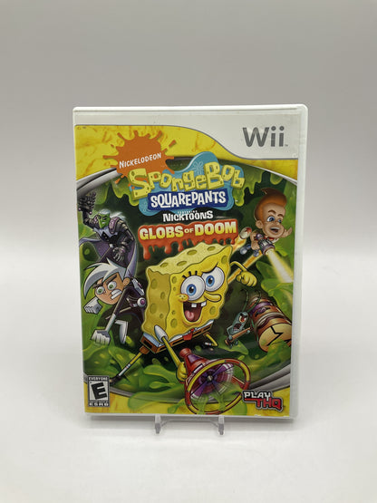 SpongeBob SquarePants Featuring Nicktoons Globs of Doom Wii Used