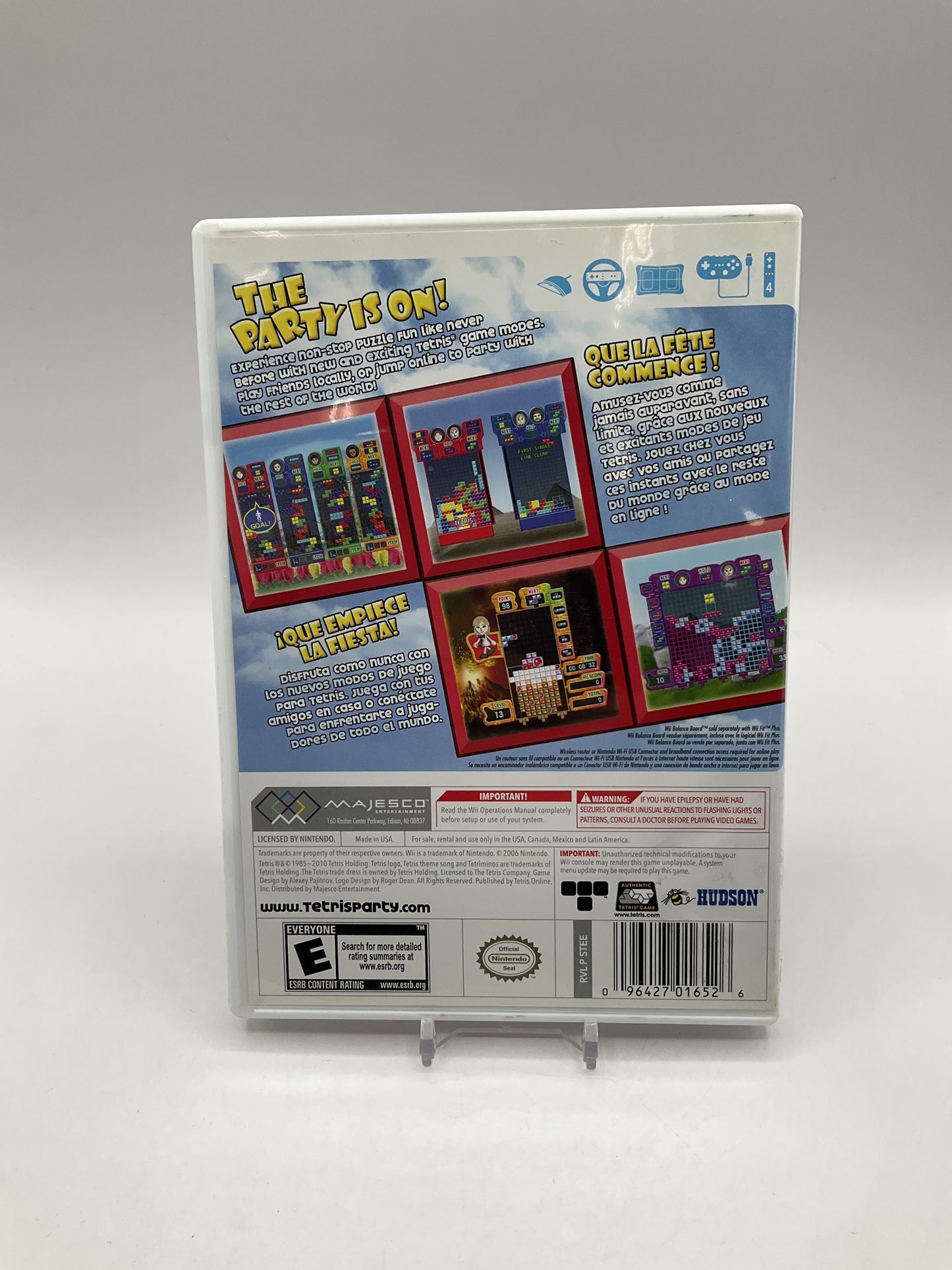 Tetris Party Deluxe Wii Used