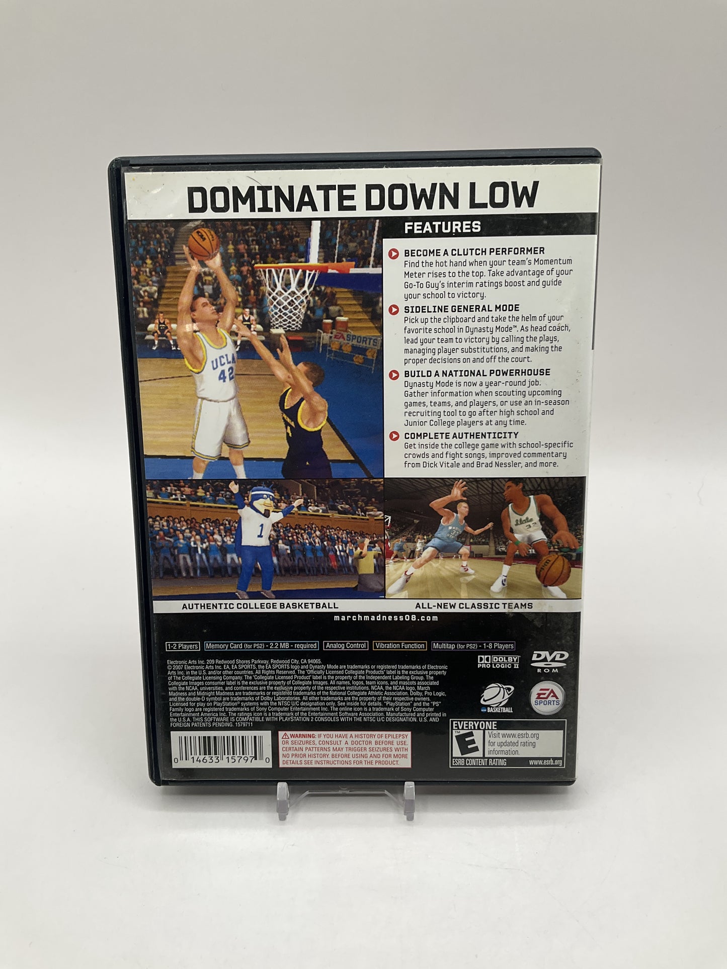 NCAA March Madness 08 Playstation 2 Used