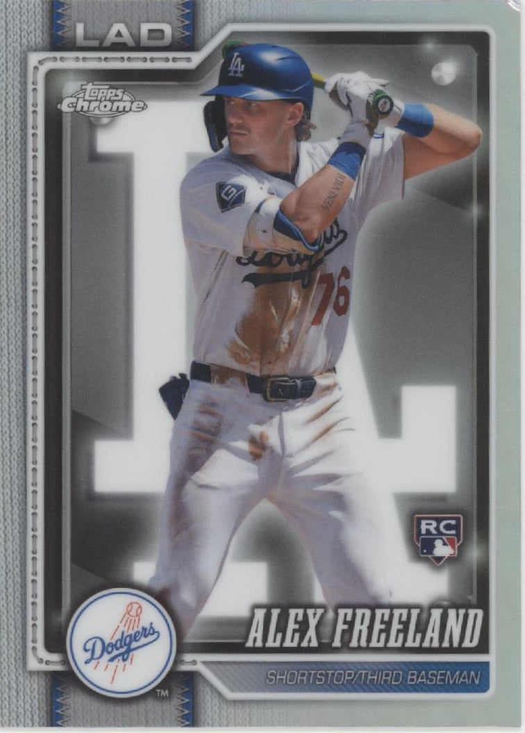Alex Freeland 2026 Topps Chrome Refractor RC #102