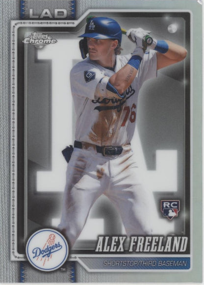 Alex Freeland 2026 Topps Chrome Refractor RC #102