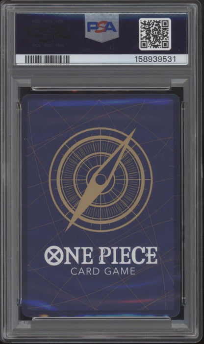 Dracule Mihawk One Piece Card Game OP14-EB 04 Manga Alternate Art #119 PSA 9