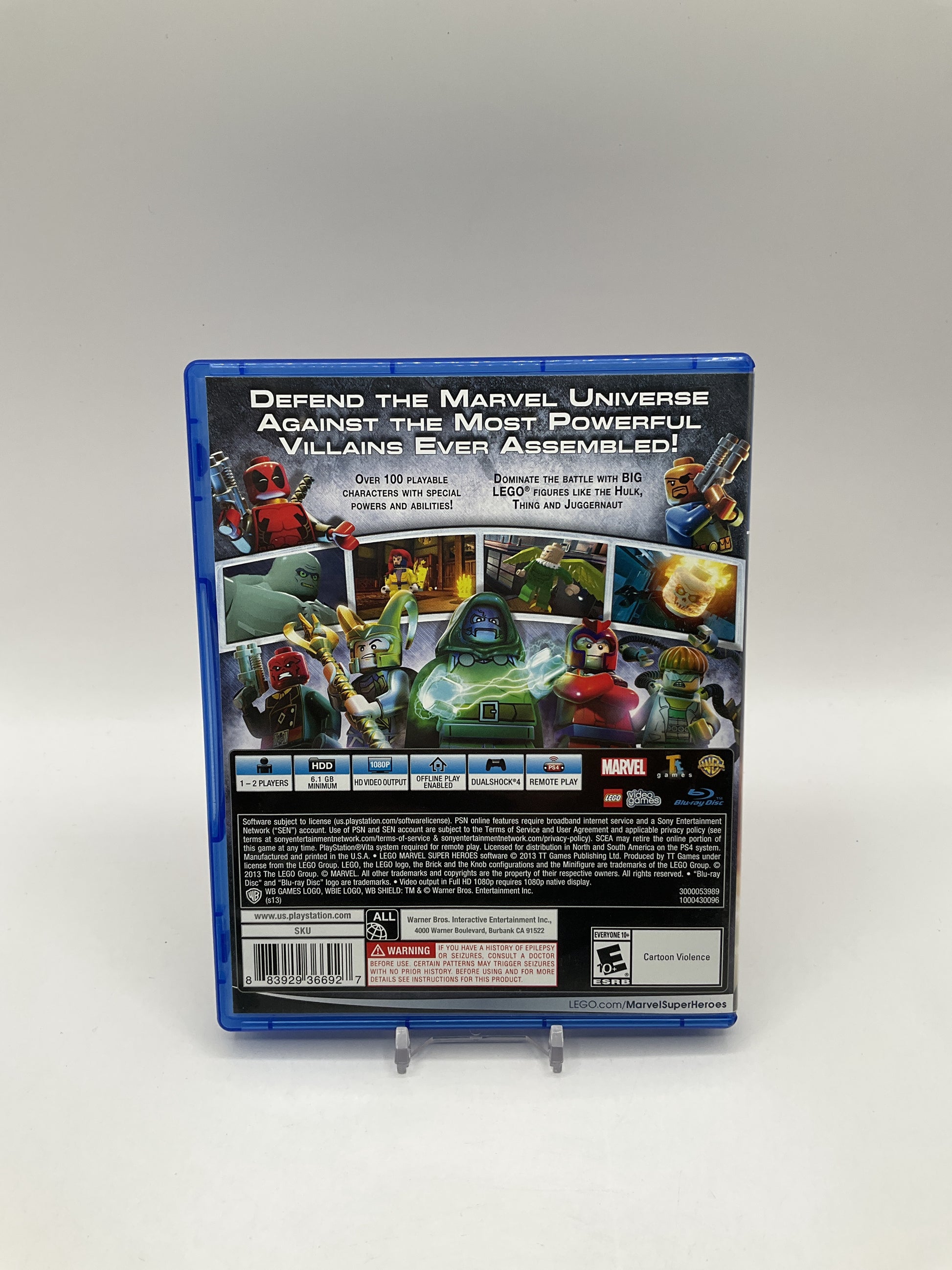 LEGO Marvel Super Heroes Playstation 4 Used