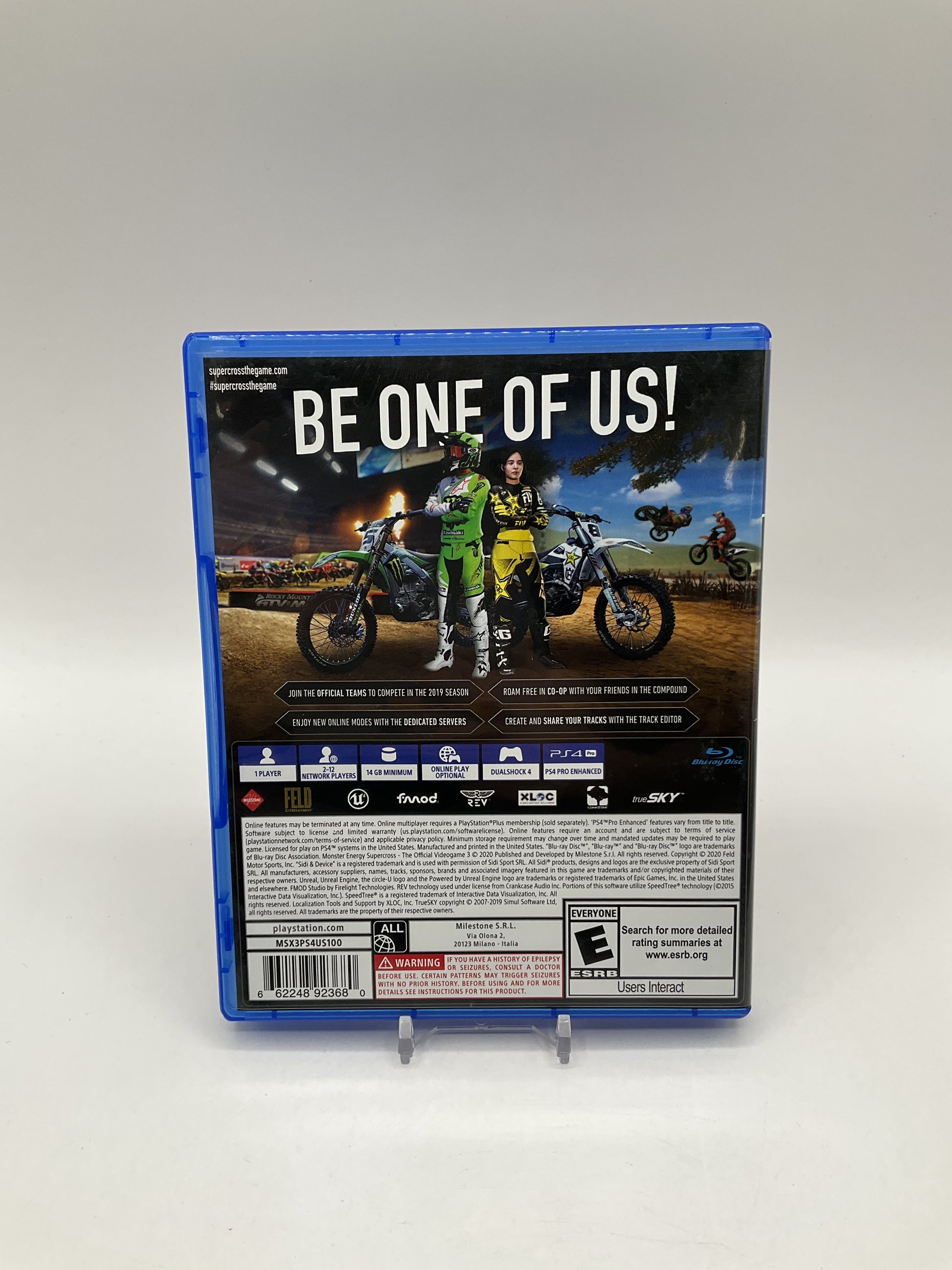 Monster Energy Supercross 3 Playstation 4 Used