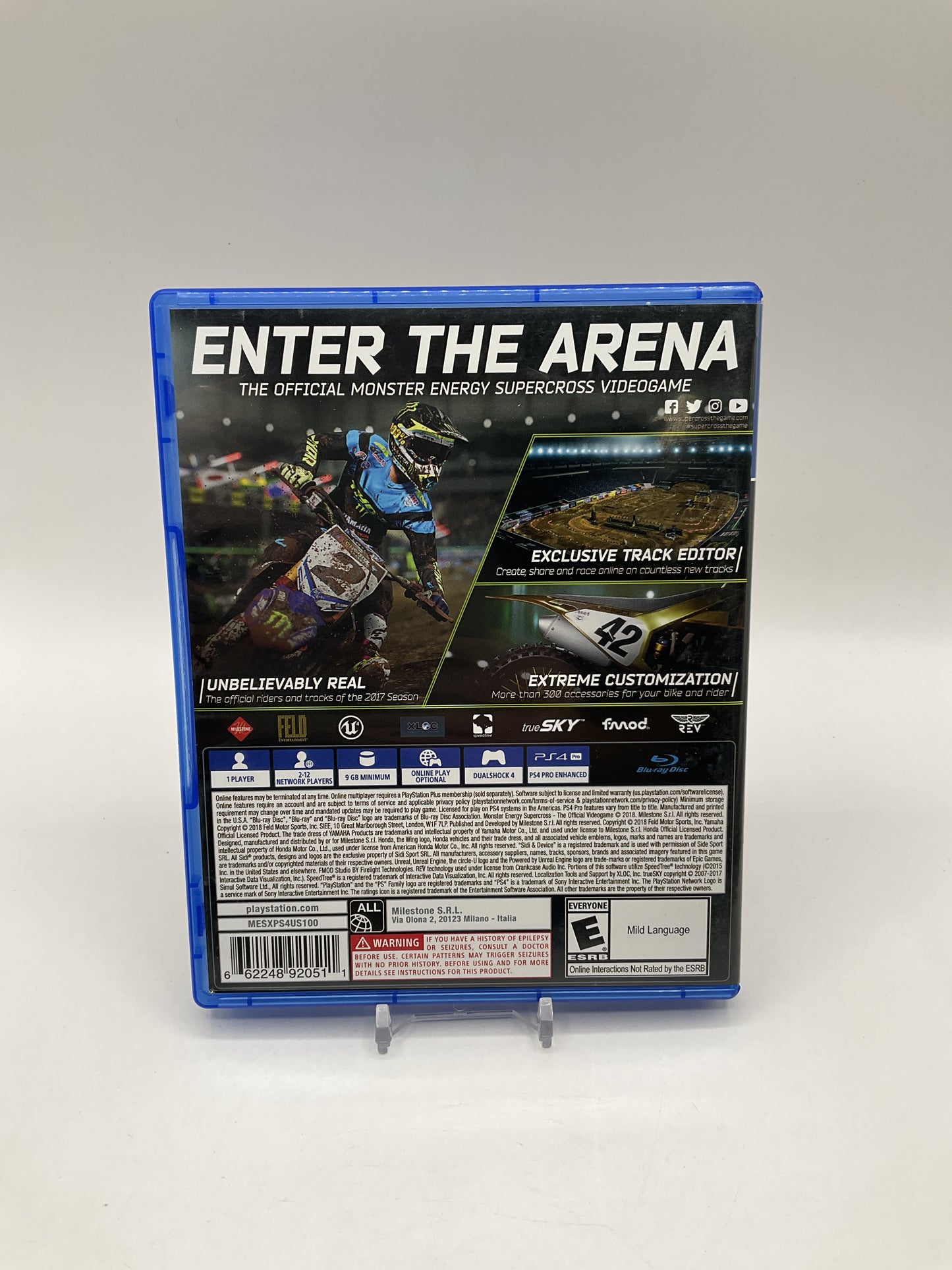 Monster Energy Supercross Playstation 4 Used