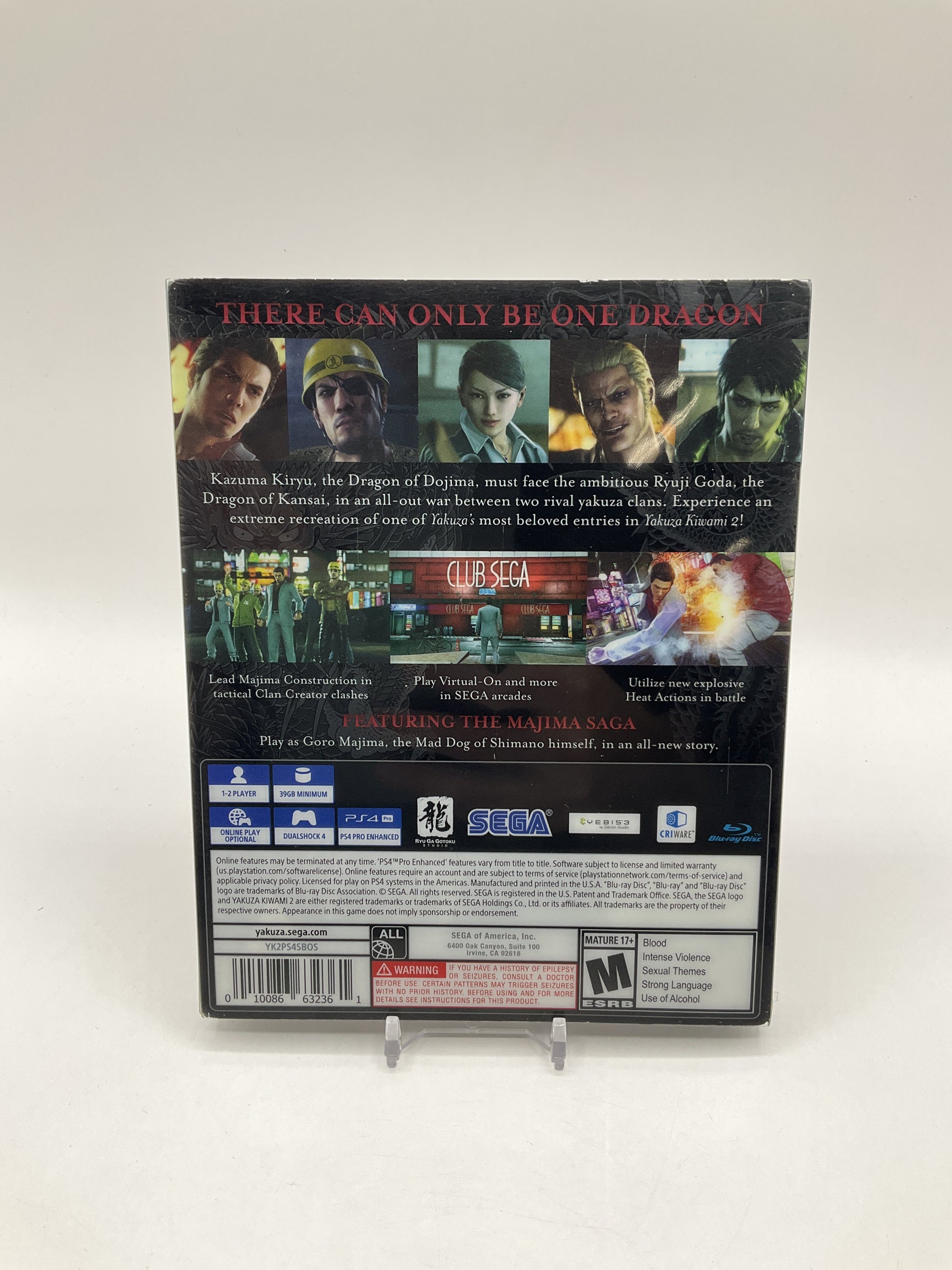 Yakuza Kiwami 2 [Steelbook Edition] Playstation 4 Used