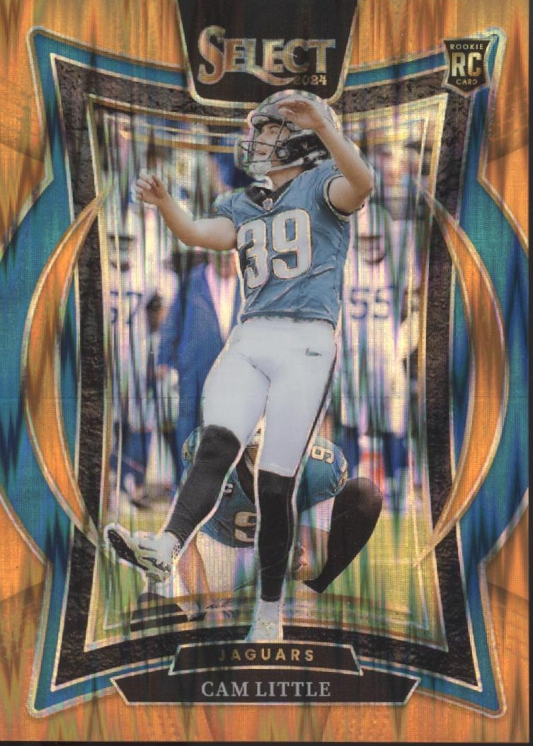 Cam Little 2024 Panini Select Orange Shock Prizm RC 075/499 #49