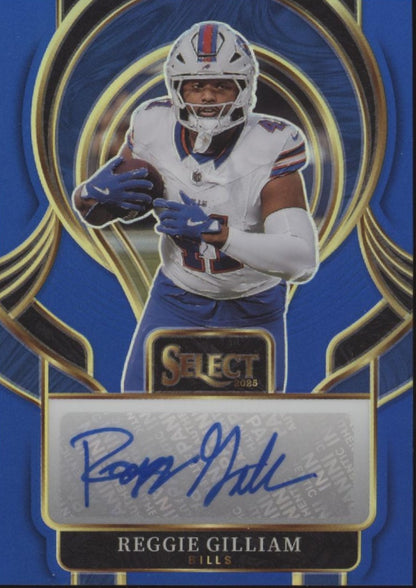 Reggie Gilliam 2025 Panini Select Blue Prizm Auto 35/99 #SIP-RGM
