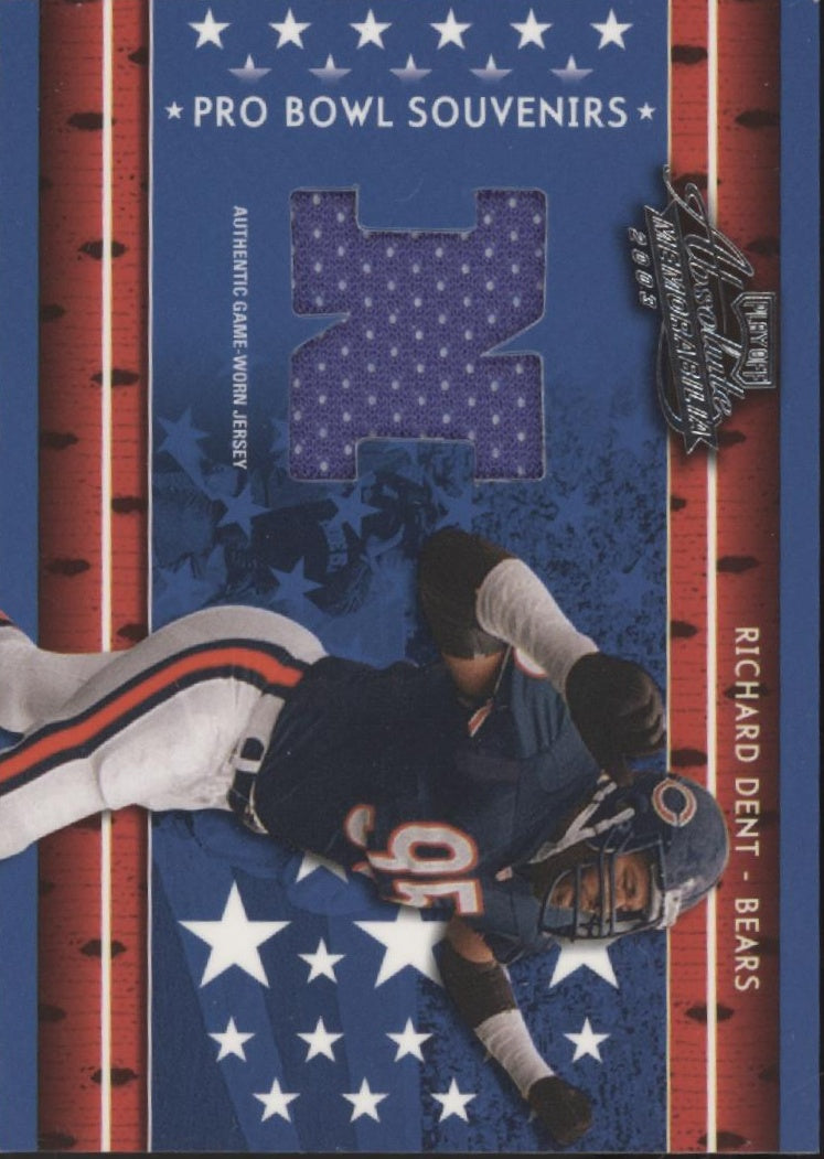Richard Dent 2003 Playoff Absolute Memorabilia Pro Bowl Swatch 024/600 #PB-15