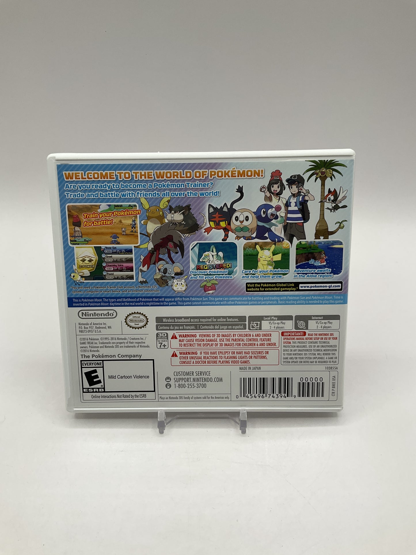 Pokemon Moon Nintendo 3DS Used #2