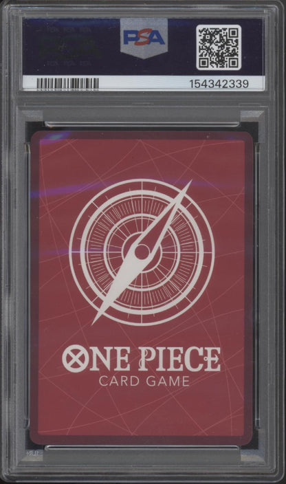 Kaido One Piece Card Game OP01 Alternate Art Pre-Errata #061 PSA 10