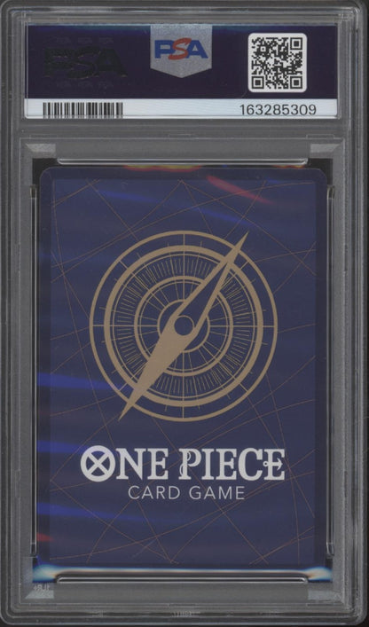 Monkey D Luffy One Piece Card Game OP15-EB04 Alternate Art #092 PSA 10