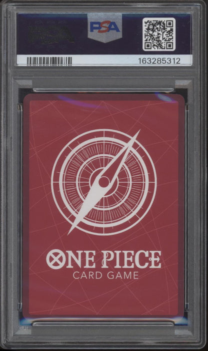 Monkey D Luffy One Piece Card Game OP15-EB04 Alternate Art #098 PSA 10