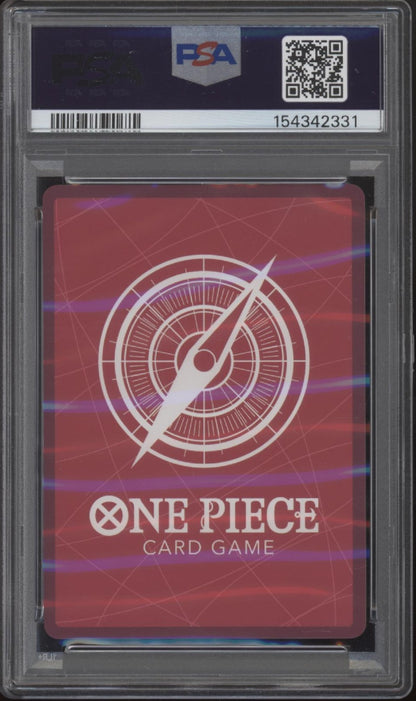 Nami One Piece Card Game OP03 Alternate Art #040 PSA 10