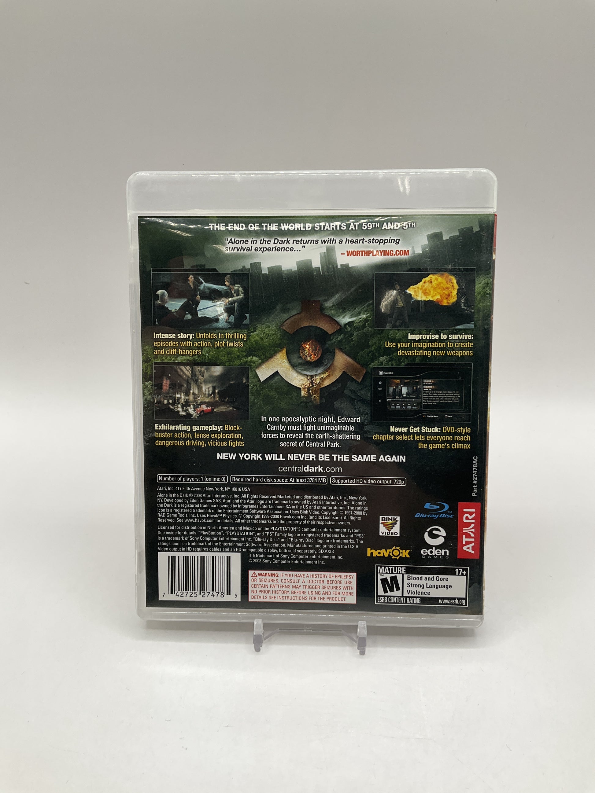 Alone in the Dark Inferno Playstation 3 Used