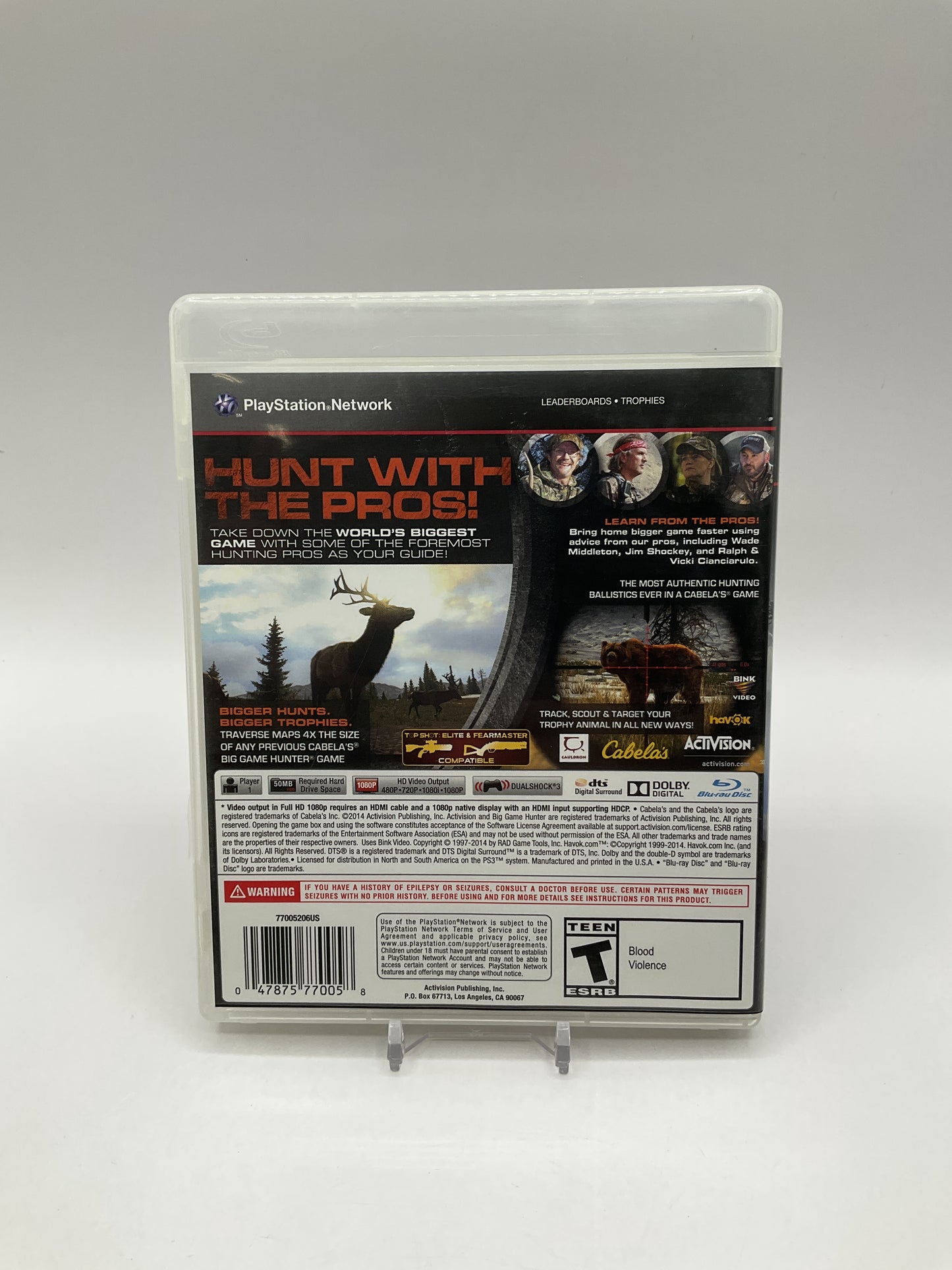 Cabela's Big Game Hunter: Pro Hunts Playstation 3 Used